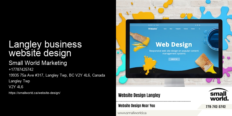 Langley business website design