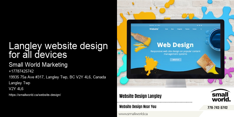 Langley website design for all devices