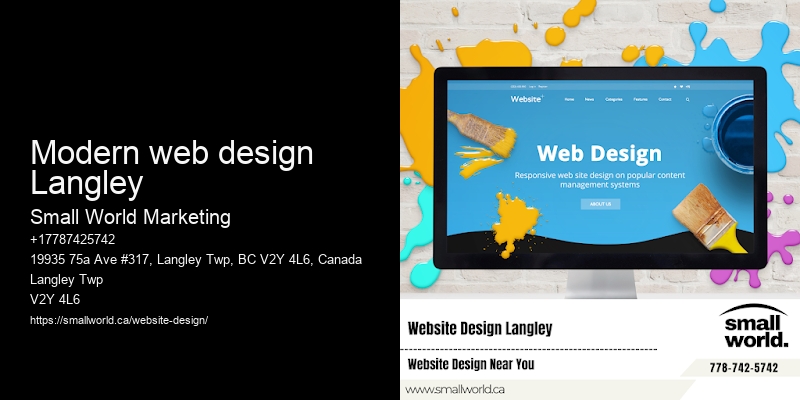 Modern web design Langley
