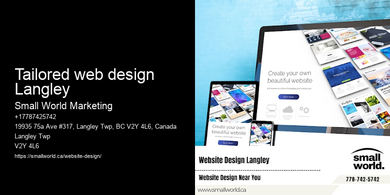 tailored web design Langley