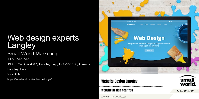 Web design experts Langley