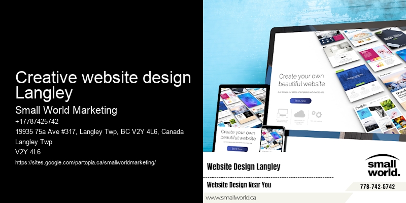 creative website design Langley