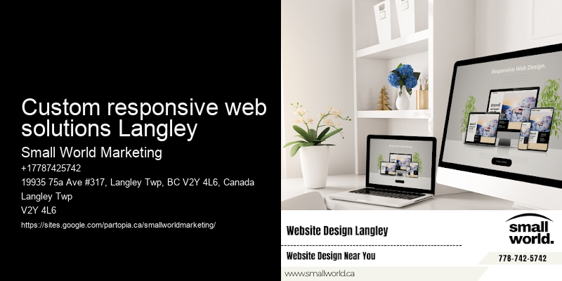 custom responsive web solutions Langley