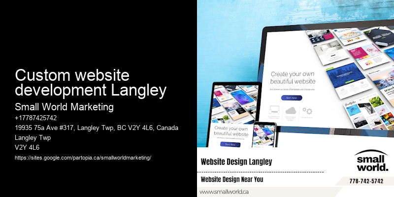custom website development Langley