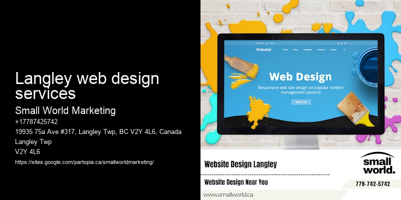 Langley web design services