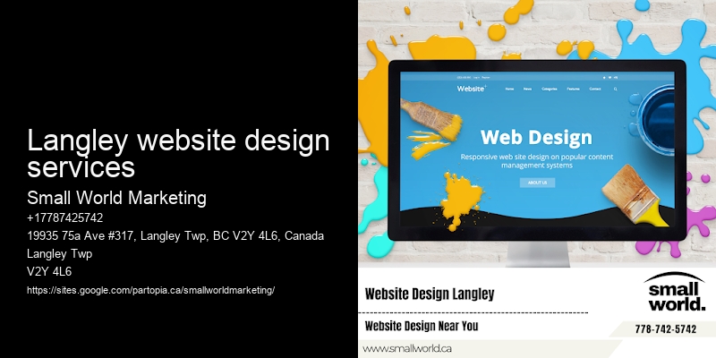 Langley website design services