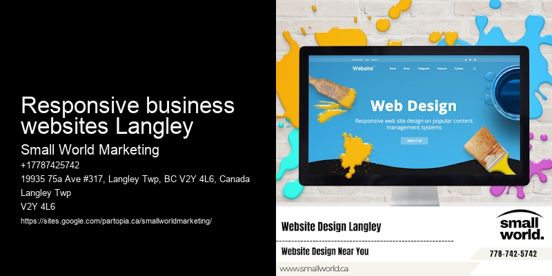 responsive business websites Langley