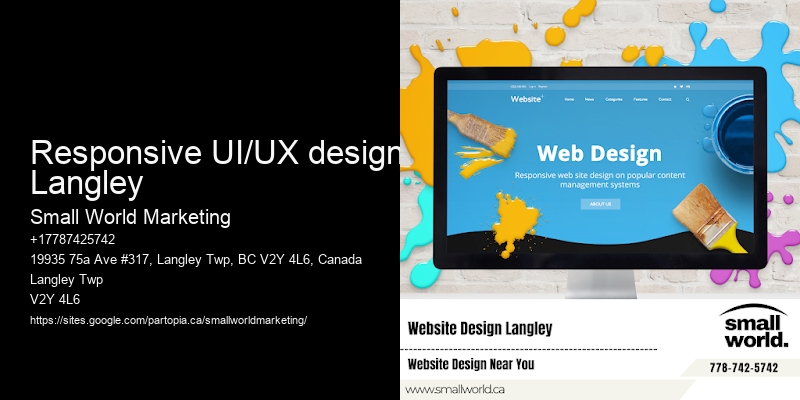 responsive UI/UX design Langley