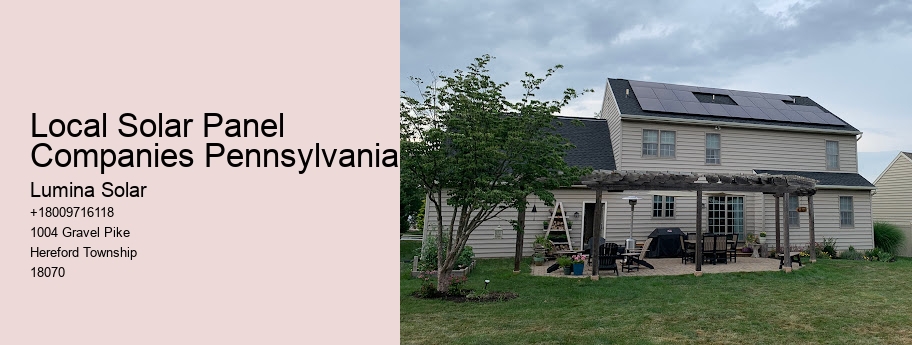 Local Solar Panel Companies Pennsylvania