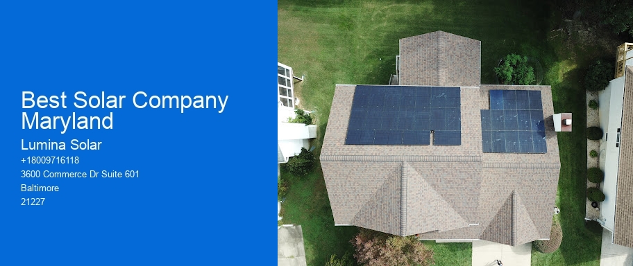 Best Solar Company Maryland