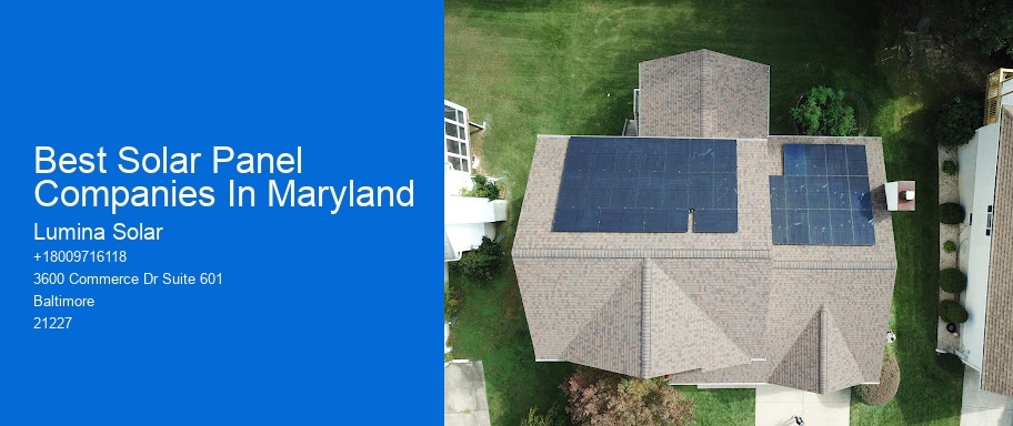 Best Solar Panel Companies In Maryland