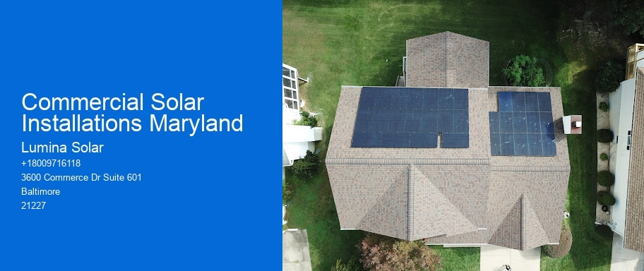 Commercial Solar Installations Maryland