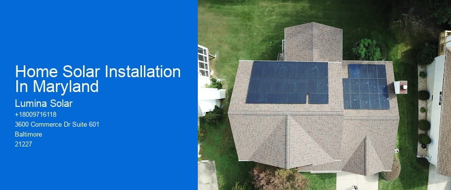 Home Solar Installation In Maryland