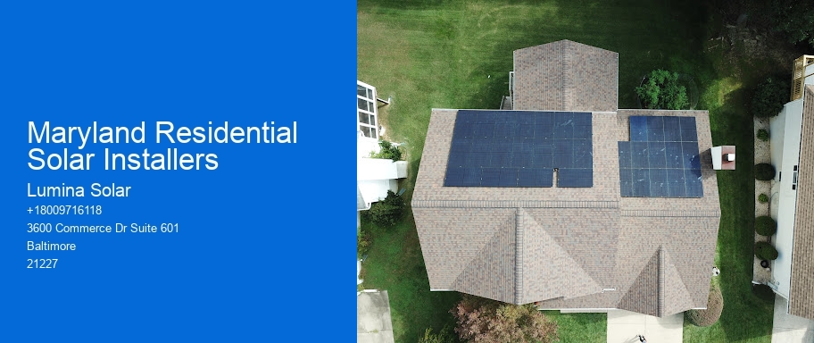 Maryland Residential Solar Installers