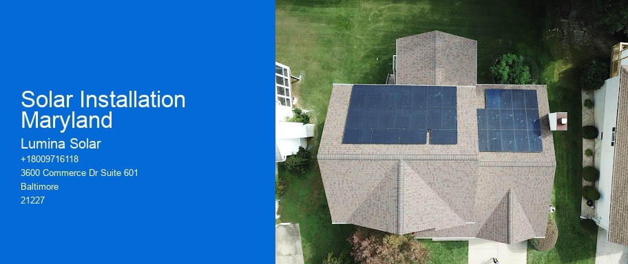 Solar Installation Maryland