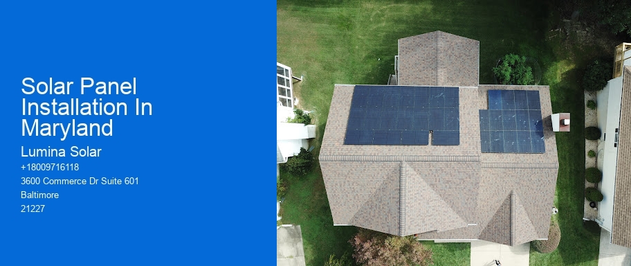 Solar Panel Installation In Maryland