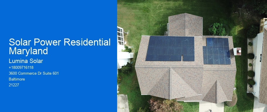 Solar Power Residential Maryland