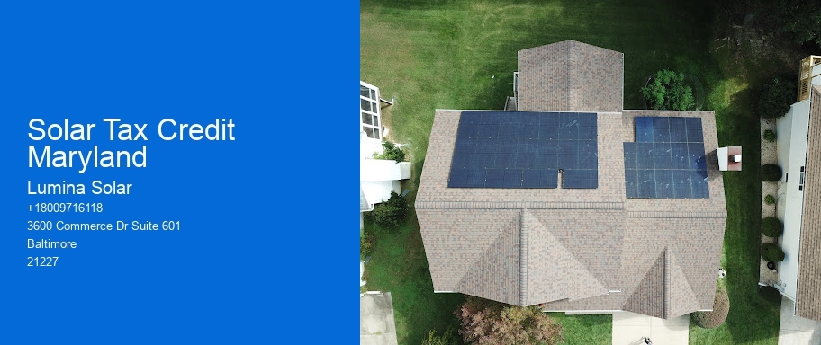 Solar Tax Credit Maryland