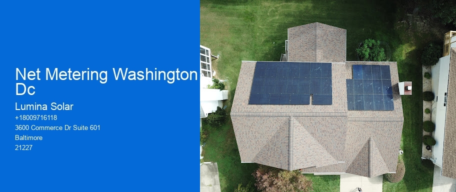 Net Metering Washington Dc