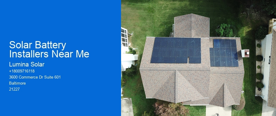 Solar Battery Installers Near Me