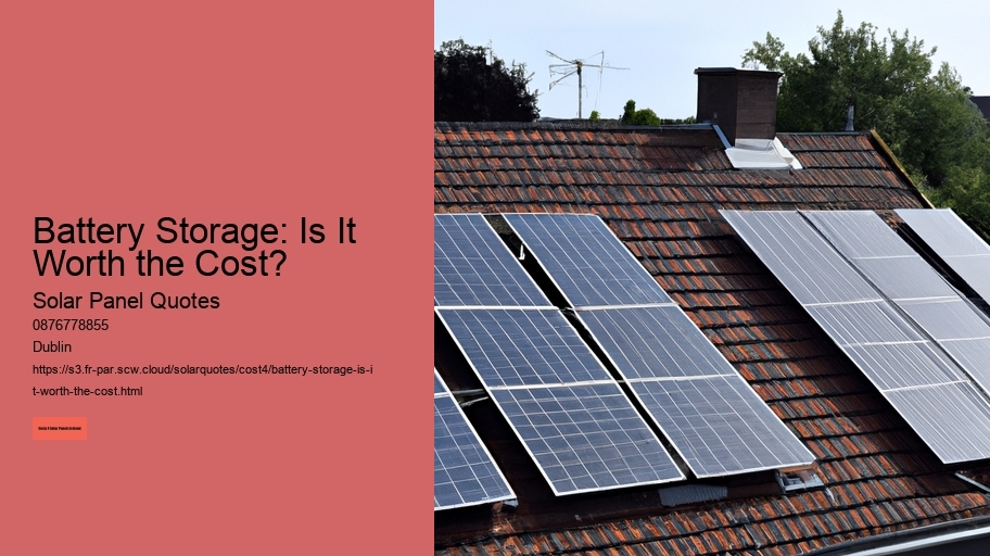 Battery Storage: Is It Worth the Cost?