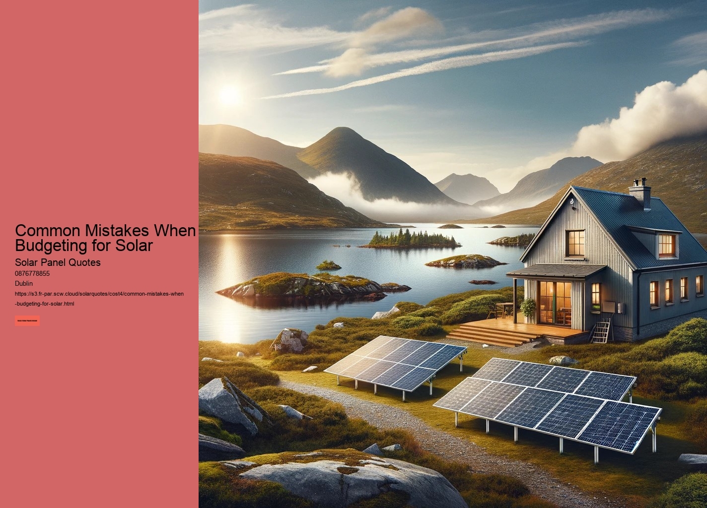Common Mistakes When Budgeting for Solar