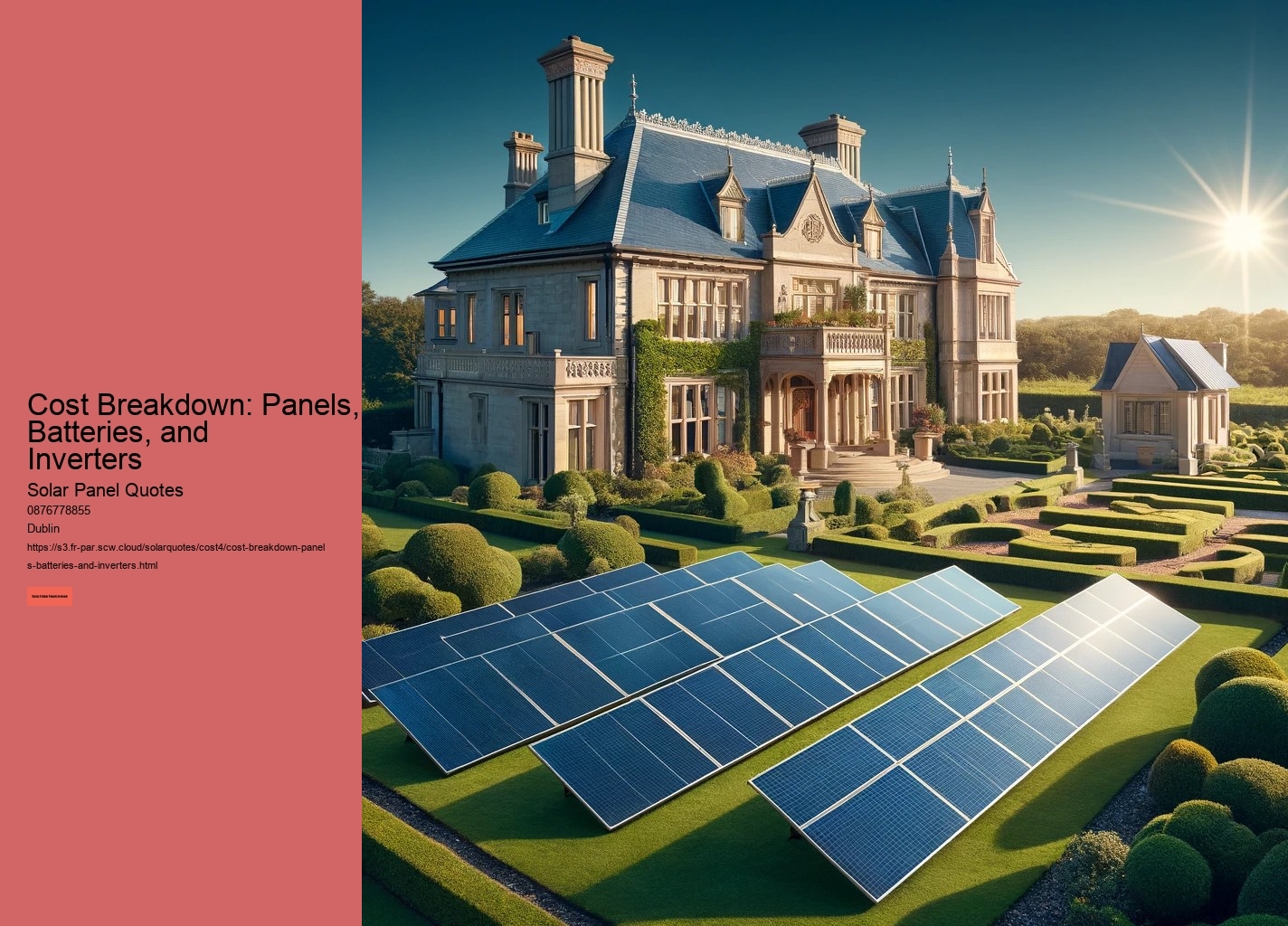 Cost Breakdown: Panels, Batteries, and Inverters