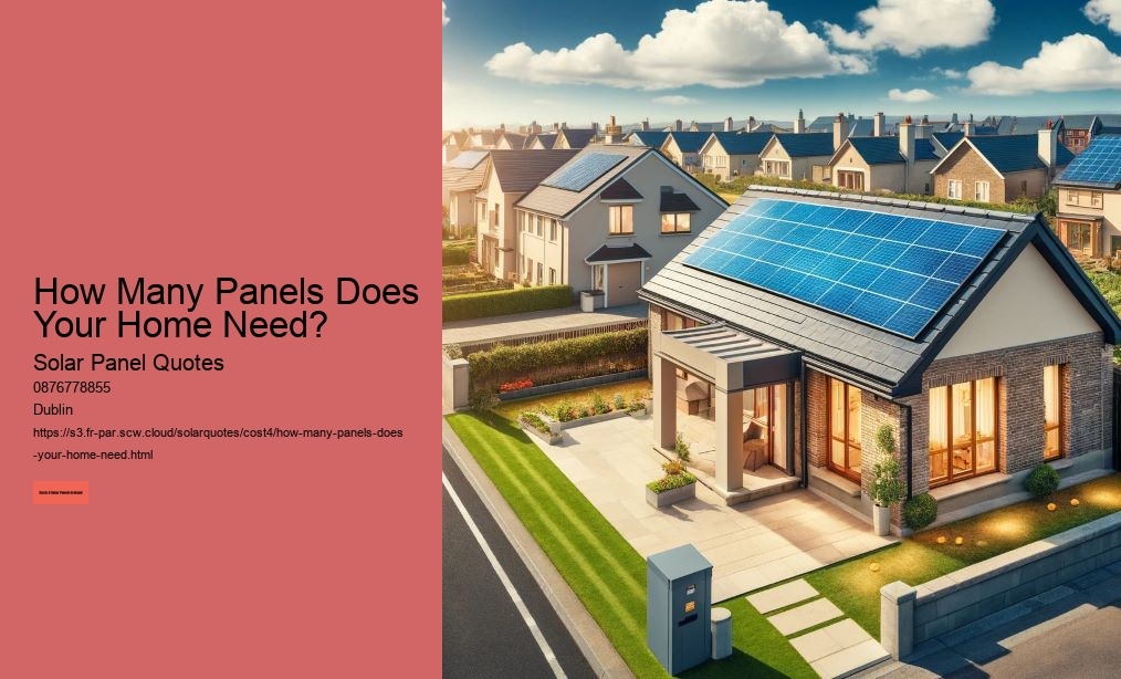 How Many Panels Does Your Home Need?