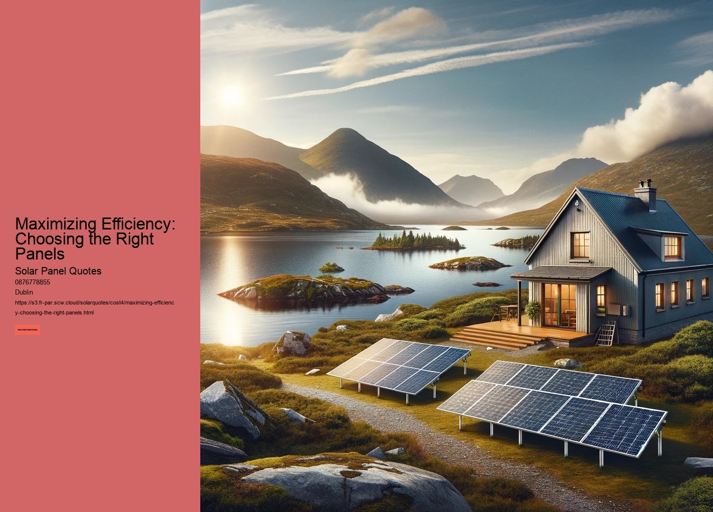 Maximizing Efficiency: Choosing the Right Panels
