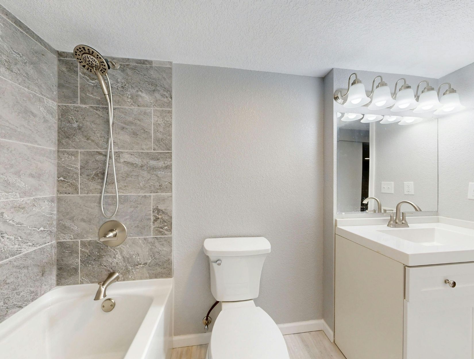How do you sanitize kitchens and bathrooms?