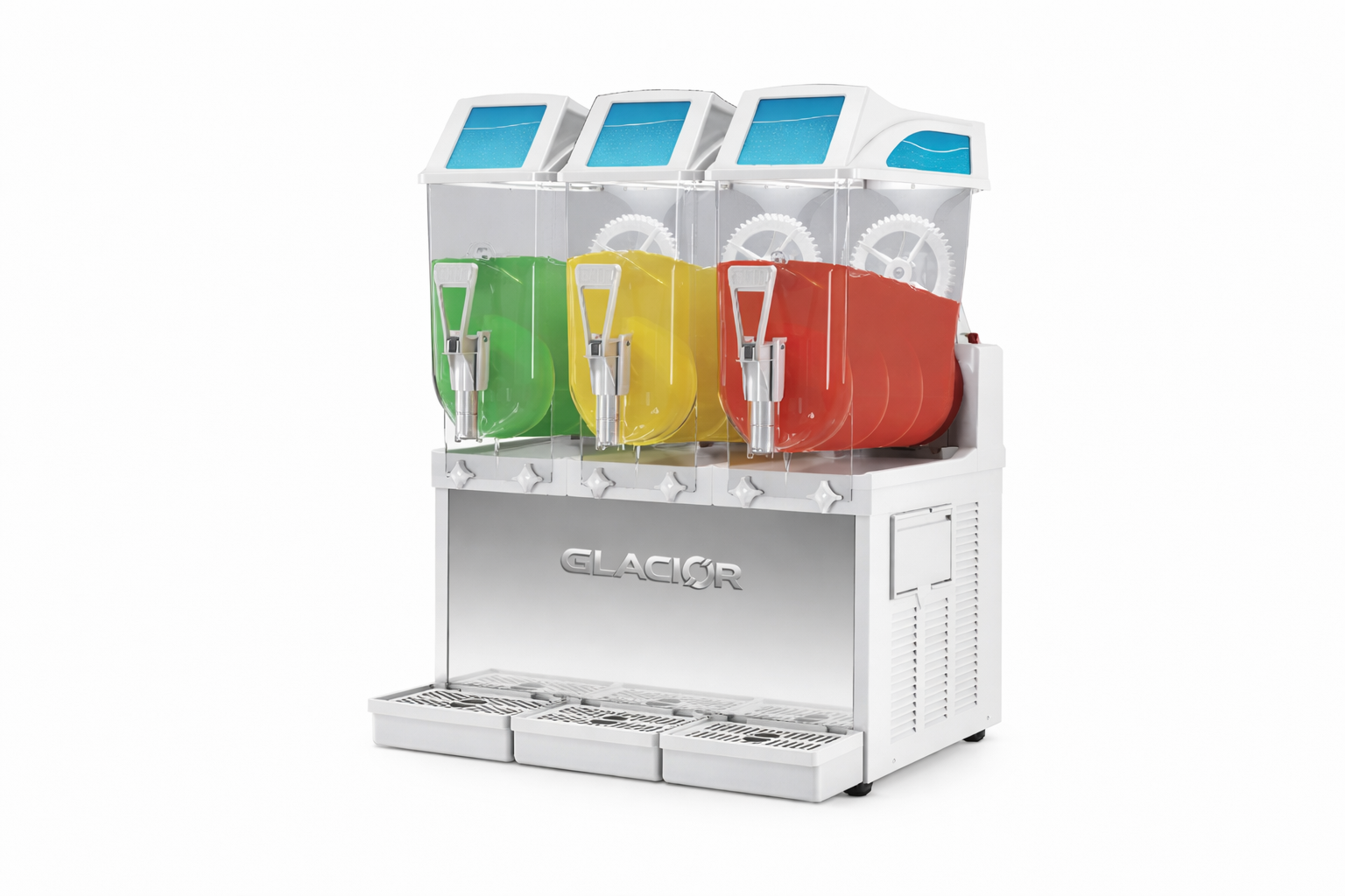 Machine à Granités AXIS 3 cuves 12L — Blanche