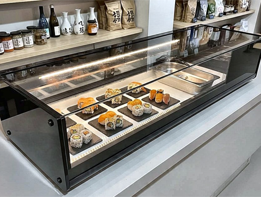 Vitrine à sushis