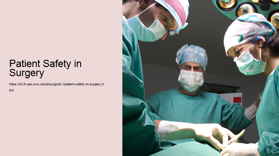 Patient Safety in Surgery