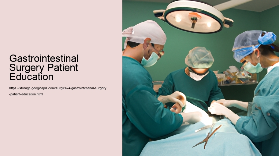 Gastrointestinal Surgery Patient Education
