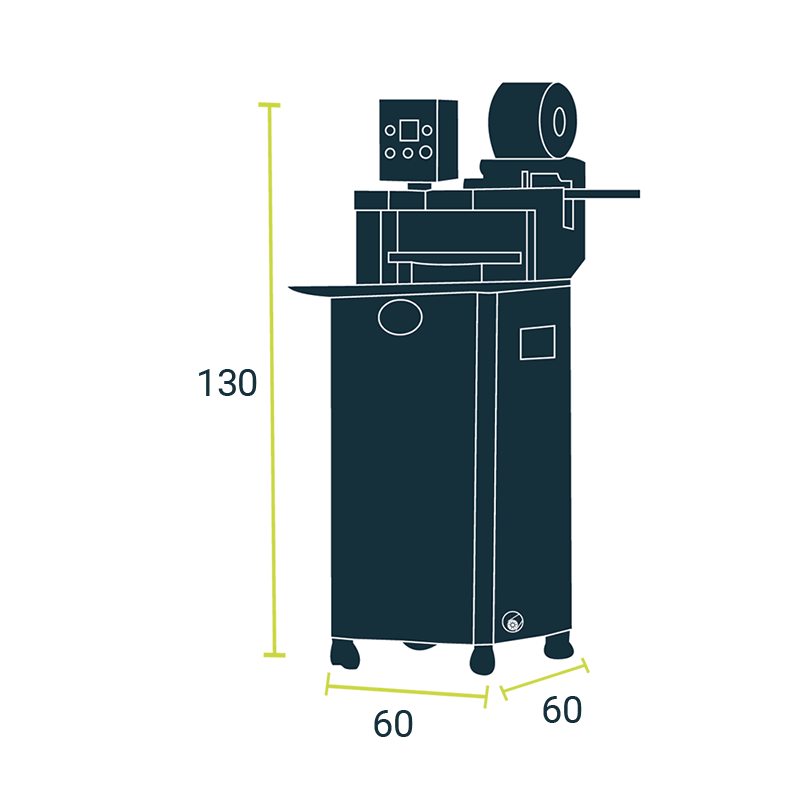 Schéma de la machine à emballer LW-202
