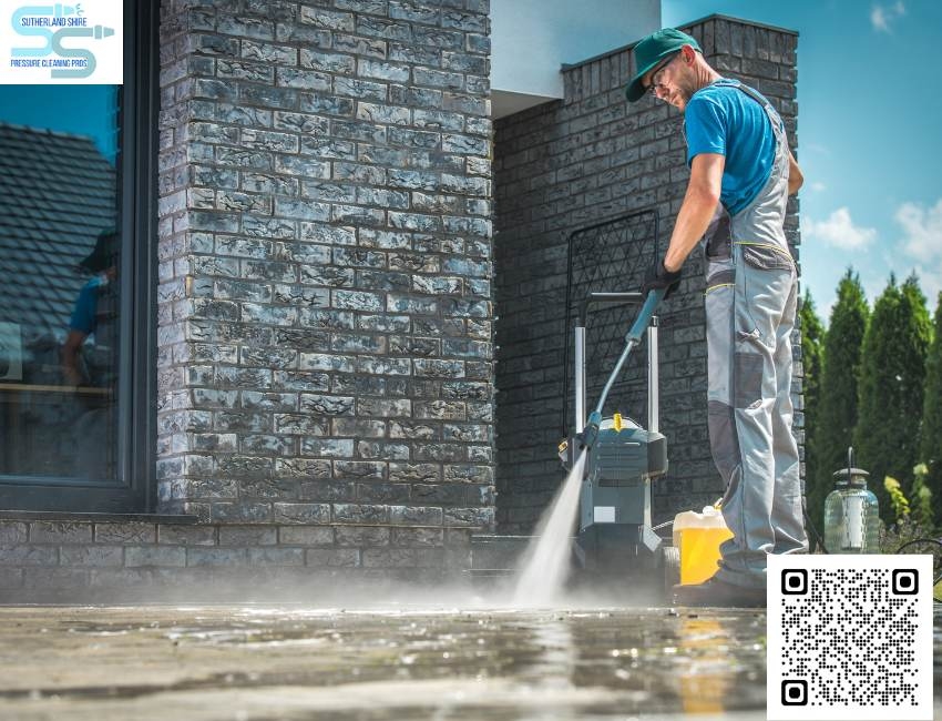 How can I maintain my property after pressure washing?