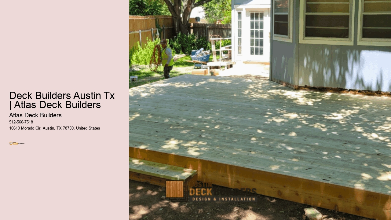 Deck Builders Austin Tx | Atlas Deck Builders