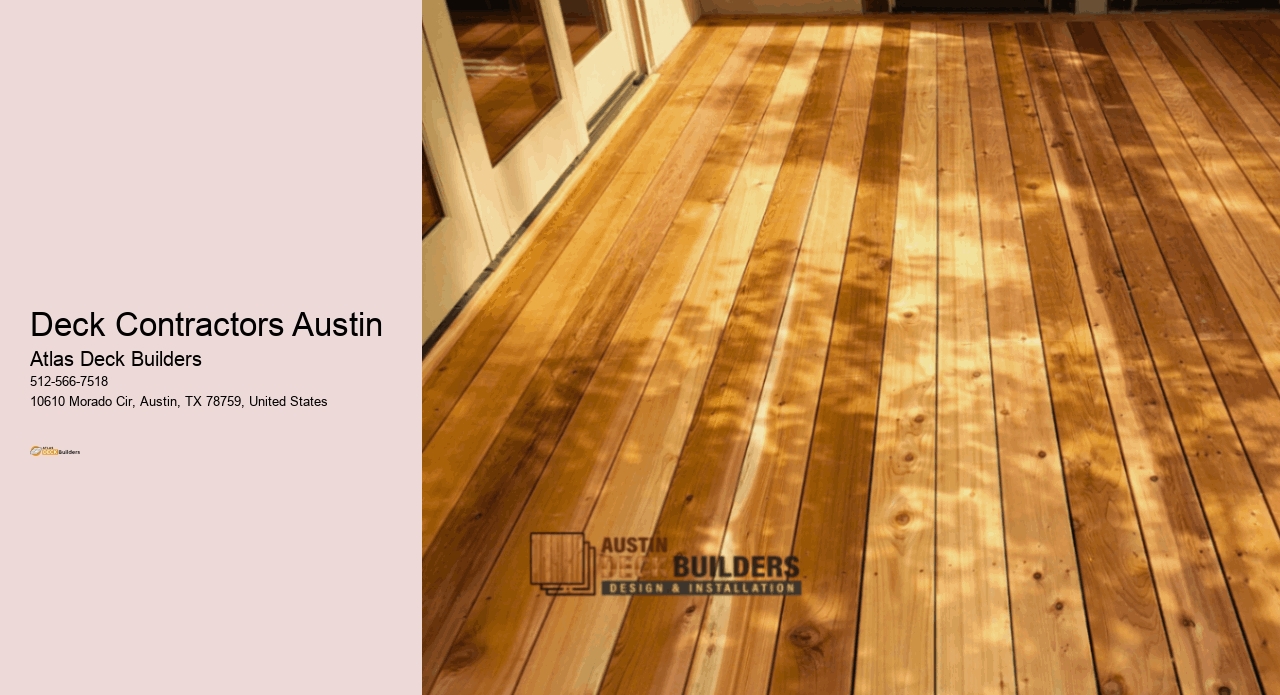 Deck Contractors Austin
