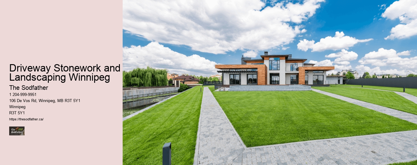 Driveway Stonework and Landscaping Winnipeg