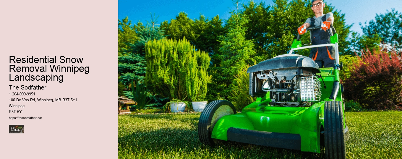 Residential Snow Removal Winnipeg Landscaping