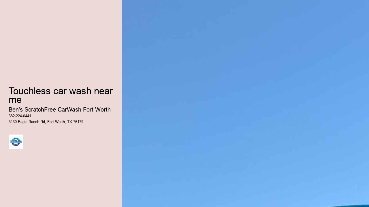 Touchless car wash near me