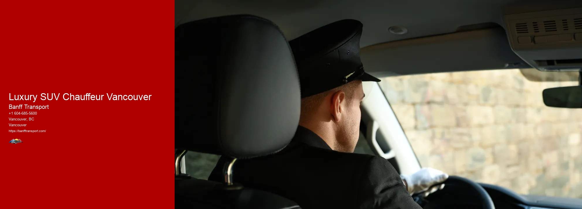 Luxury SUV Chauffeur Vancouver