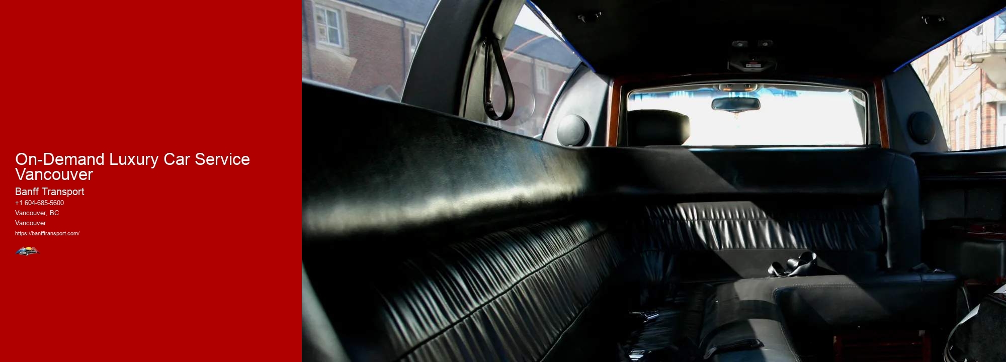 On-Demand Luxury Car Service Vancouver