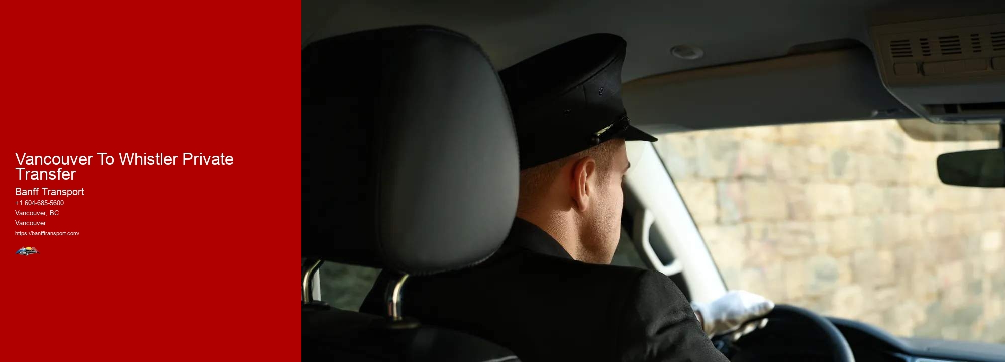 Vancouver To Whistler Private Transfer