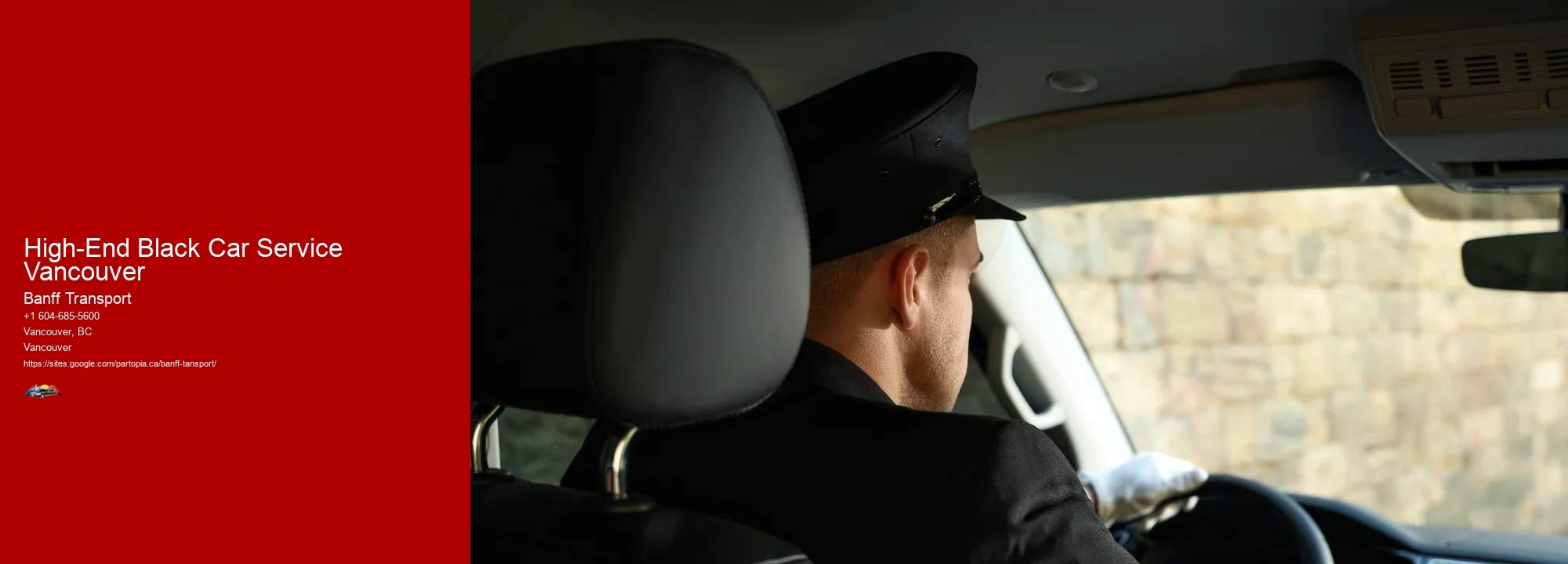 High-End Black Car Service Vancouver