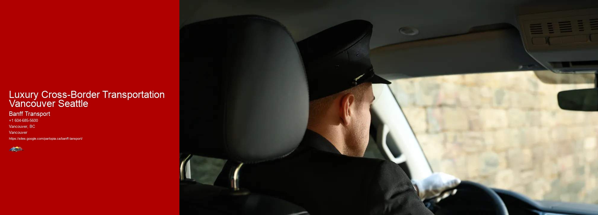 Luxury Cross-Border Transportation Vancouver Seattle