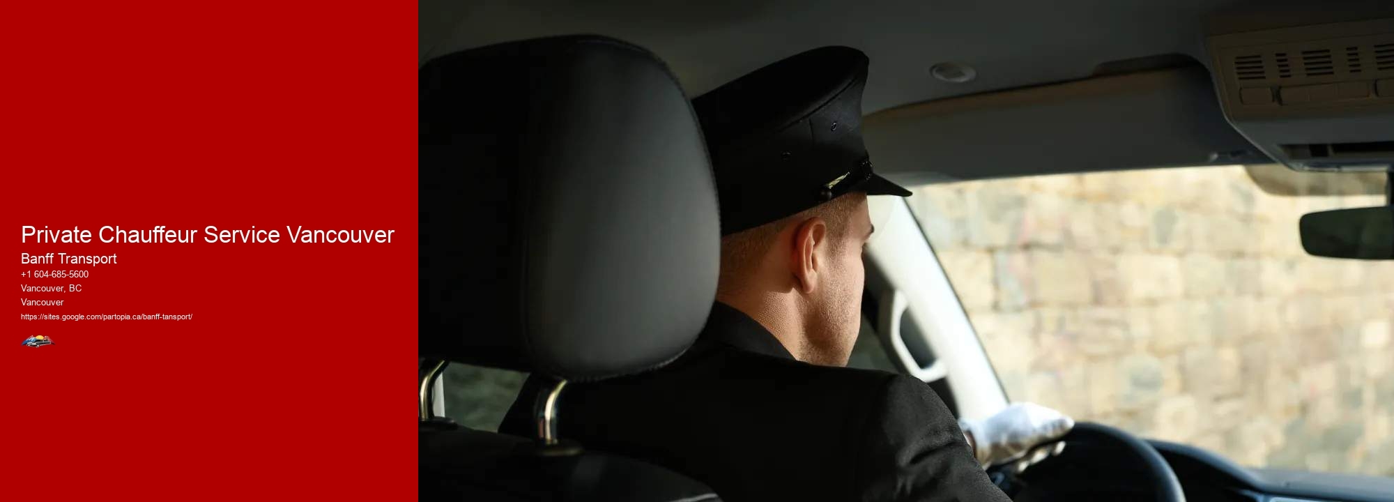 Private Chauffeur Service Vancouver