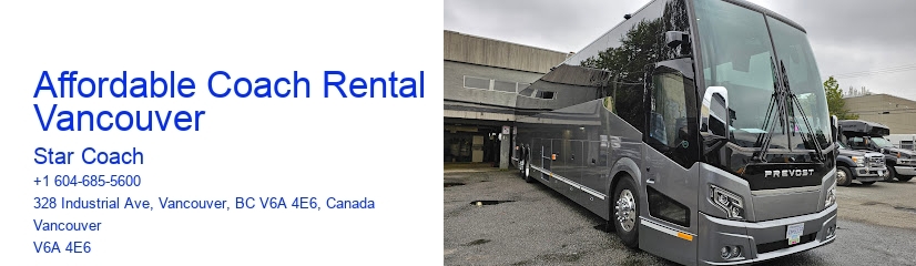 Affordable Coach Rental Vancouver