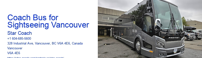 Coach Bus for Sightseeing Vancouver