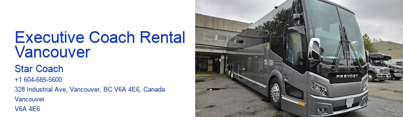 Executive Coach Rental Vancouver